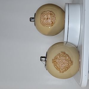 Pottery Ball Sphere Oil Lamps